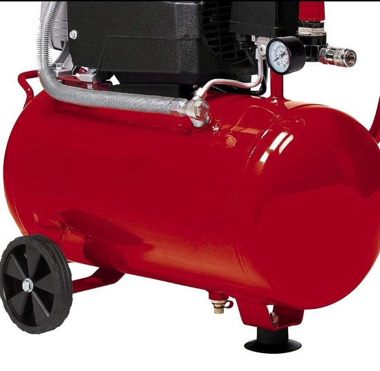 White-Label® Stille Compressor - Airpress - Luchtcompressor - Rood — afbeelding 4