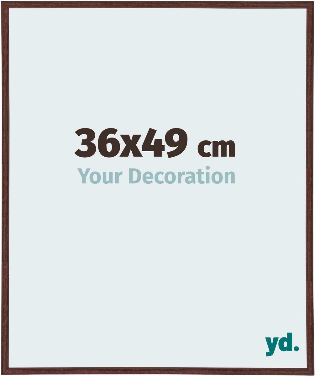 yd. Your Decoration - Fotolijst 36x49 cm - Kunststof - Bruin - Annecy