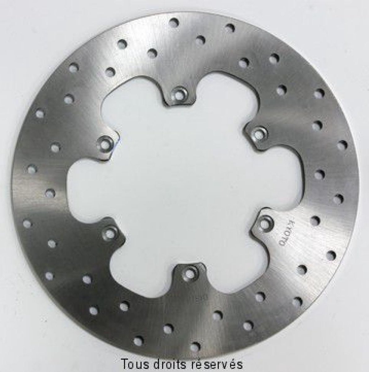 perftec achterremschijf voor motorfiets bmw 650 f cs 2002 tot 2006 ø240x110x5mm nieuw