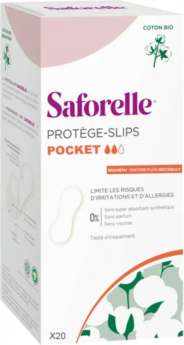 Saforelle 20 Pocket Inlegkruisjes