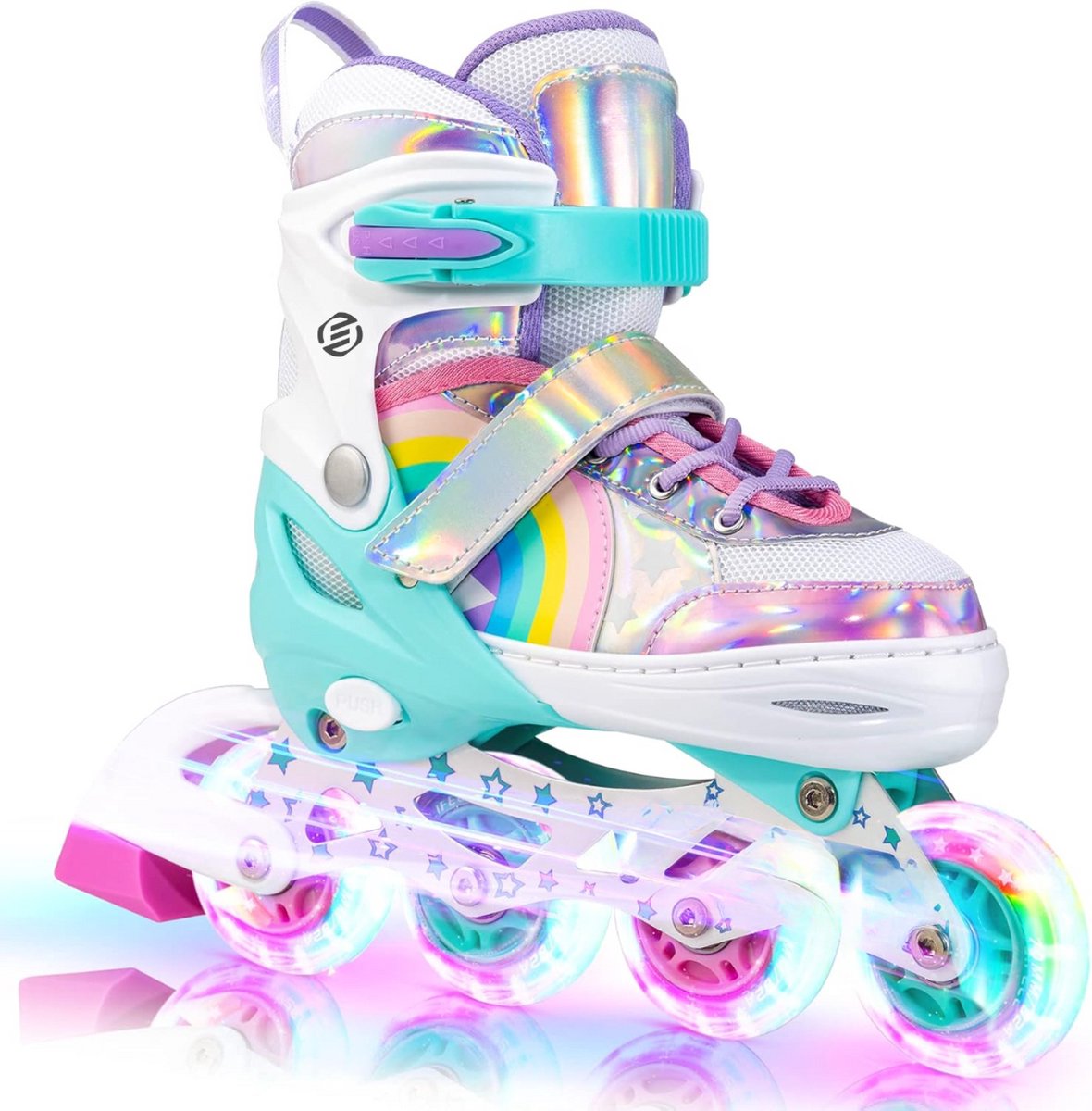 Equivera Rolschaatsen Meisjes – Skeelers Meisjes – Rolschaatsen Kinderen – Cadeautip voor uw kind! Equivera Rolschaatsen Meisjes – Skeelers Meisjes – Rolschaatsen Kinderen – Cadeautip voor uw kind!