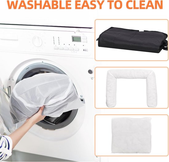 Equivera Dog Basket Car - Siège d’auto Chien - Panier de voiture Chien - Siège de chien Voiture - Panier de chien Coffre de voiture - Coussin de chien Voiture - Panier de Chiens Voiture