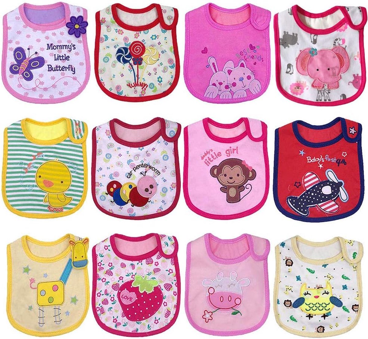 Goedkoopste Babyslabbetjes, waterdicht, zacht, 10 stuks, van katoen, halsdoeken, spuugdoeken, baby voor baby's, jongens en meisjes peuters
