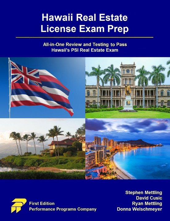 Hawaii Real Estate License Exam Prep: All-in-One Review and  ... - cover