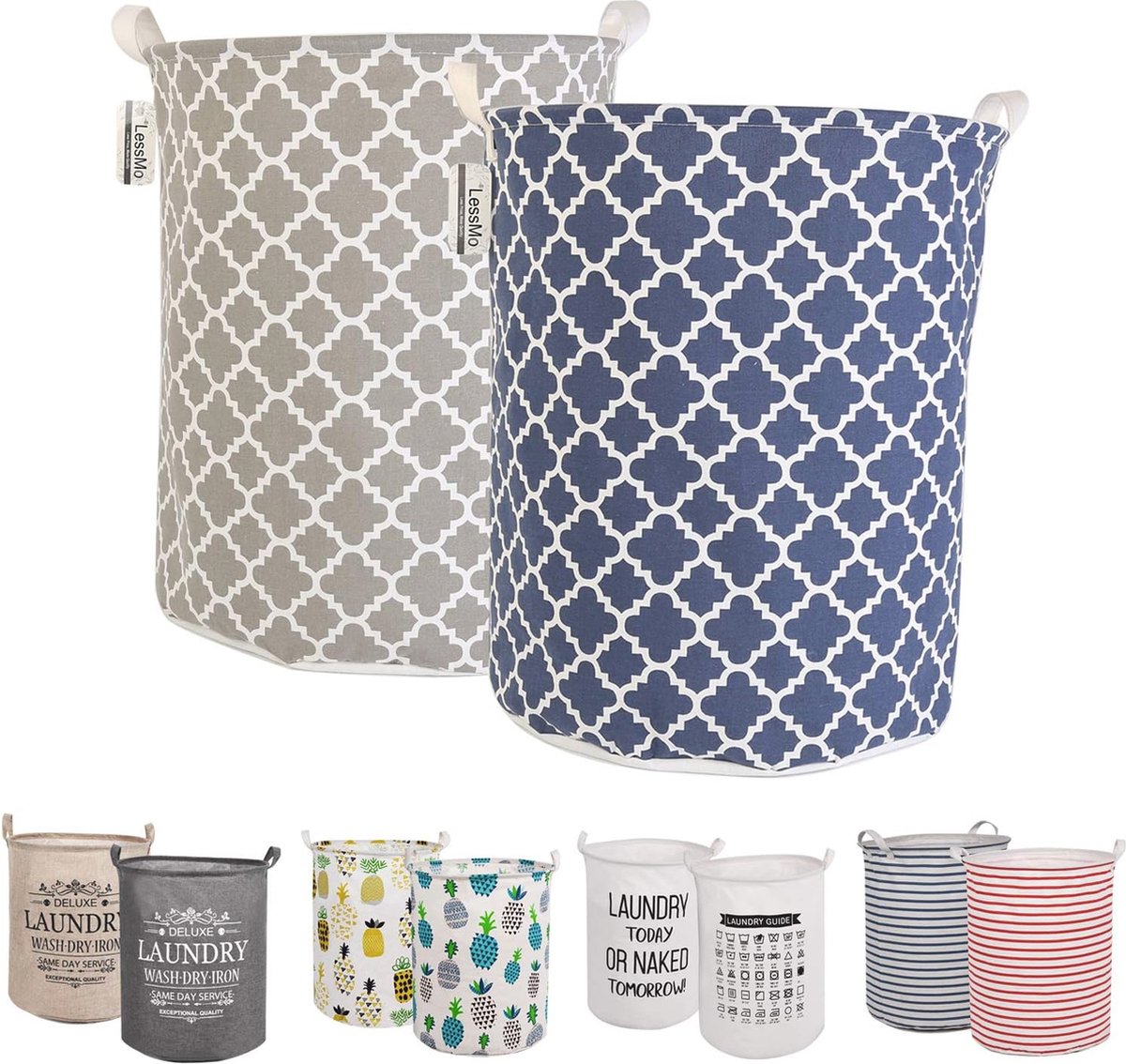 Goedkoopste Sorteerder voor het Opbergen van Wasmanden - Set van 2 - Waterdicht en Ruim