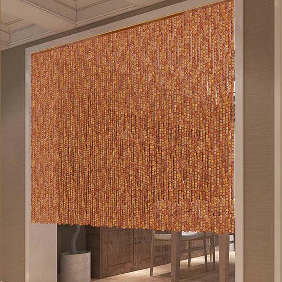 OKUOKA Kralen gordijn kraal strengen gordijn voor deuropening (kleur