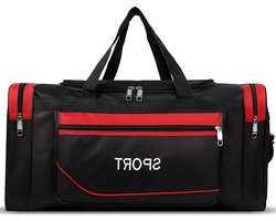 Universal Compact Sports Bag 20 Litres - Red Shoulder Bag for Women Men or Children - Gym Travel Fitness Training