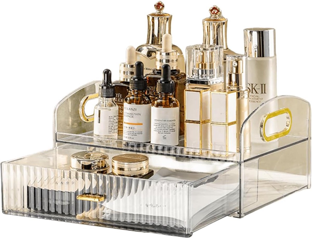 Goodivery ® Stijlvolle en Ruime Cosmetica Organiser met Flexibele Lade-Indeling