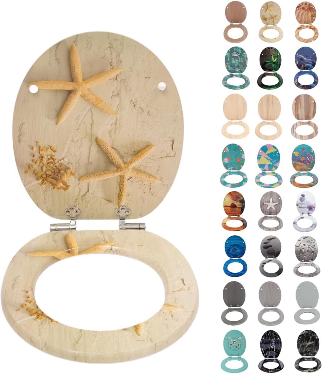 Goedkoopste Goodivery ® Toiletbril met Zachte Sluiting en Antibacteriële Eigenschappen voor Comfortabel en Stijlvol Gebruik