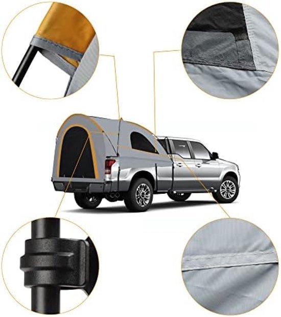 Vrachtwagentent, campingtent, daktent voor buiten, met draagtas, Oxford