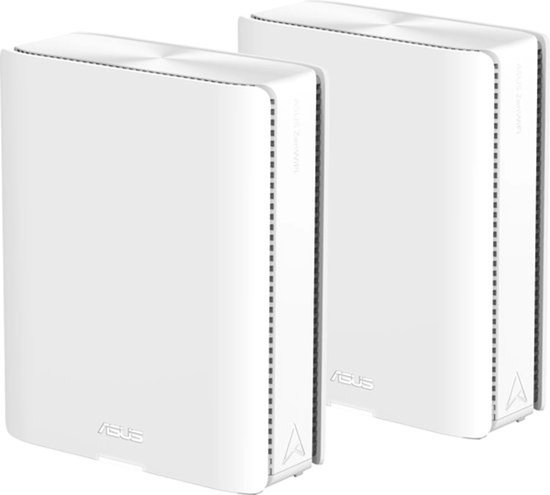 ASUS ZenWiFi BQ16 - Mesh WiFi - WiFi Versterker - WiFi 7 - Quad-Band - 25000 Mbps - 2-Pack