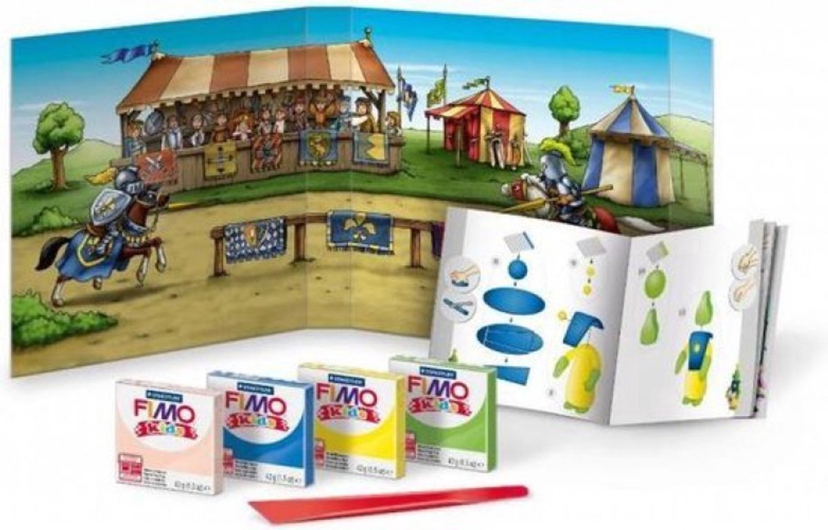 FIMO kids 8034 - ovenhardende boetseerklei - form&play - set Katten — afbeelding 7