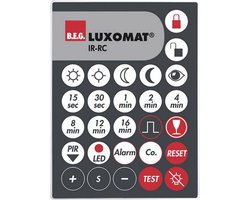 B.E.G. Brück 92000 Afstandsbediening voor bewegingsmelder Continumodus, Vakantiemodus