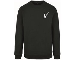 Beveiliging Sweater met Officieel Reflecterend Beveiliging Logo - 100% Katoen - Zwart - Maat 2XL - Security Kleding voor Professioneel Gebruik - Security Kleding - Beveiliging Kleding