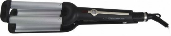 Fer à friser Esperanza EBL013 Zwart, Argent 1,8 m 55 W.