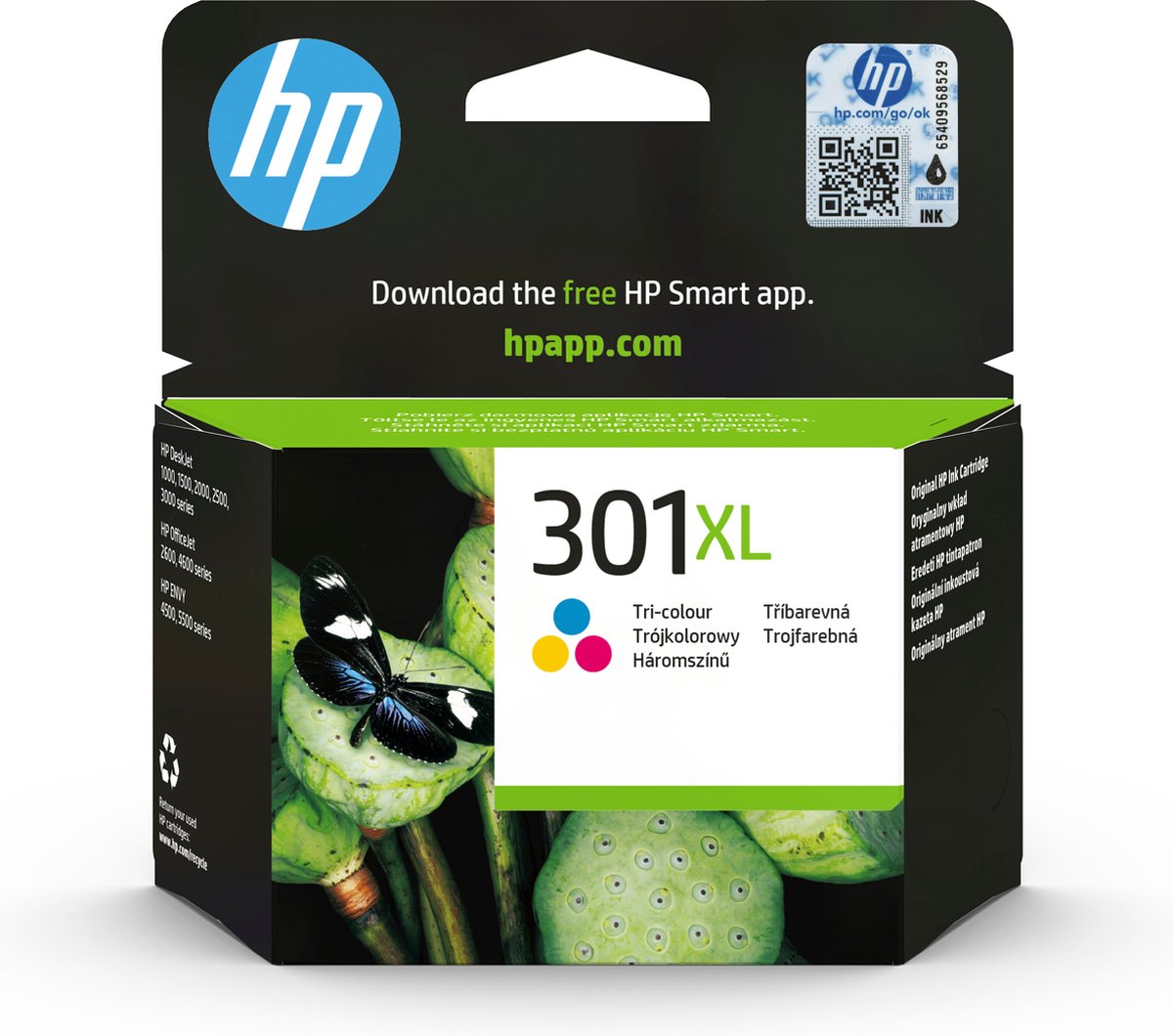HP 301XL - Inktcartridge / Hoge Capaciteit / Kleur