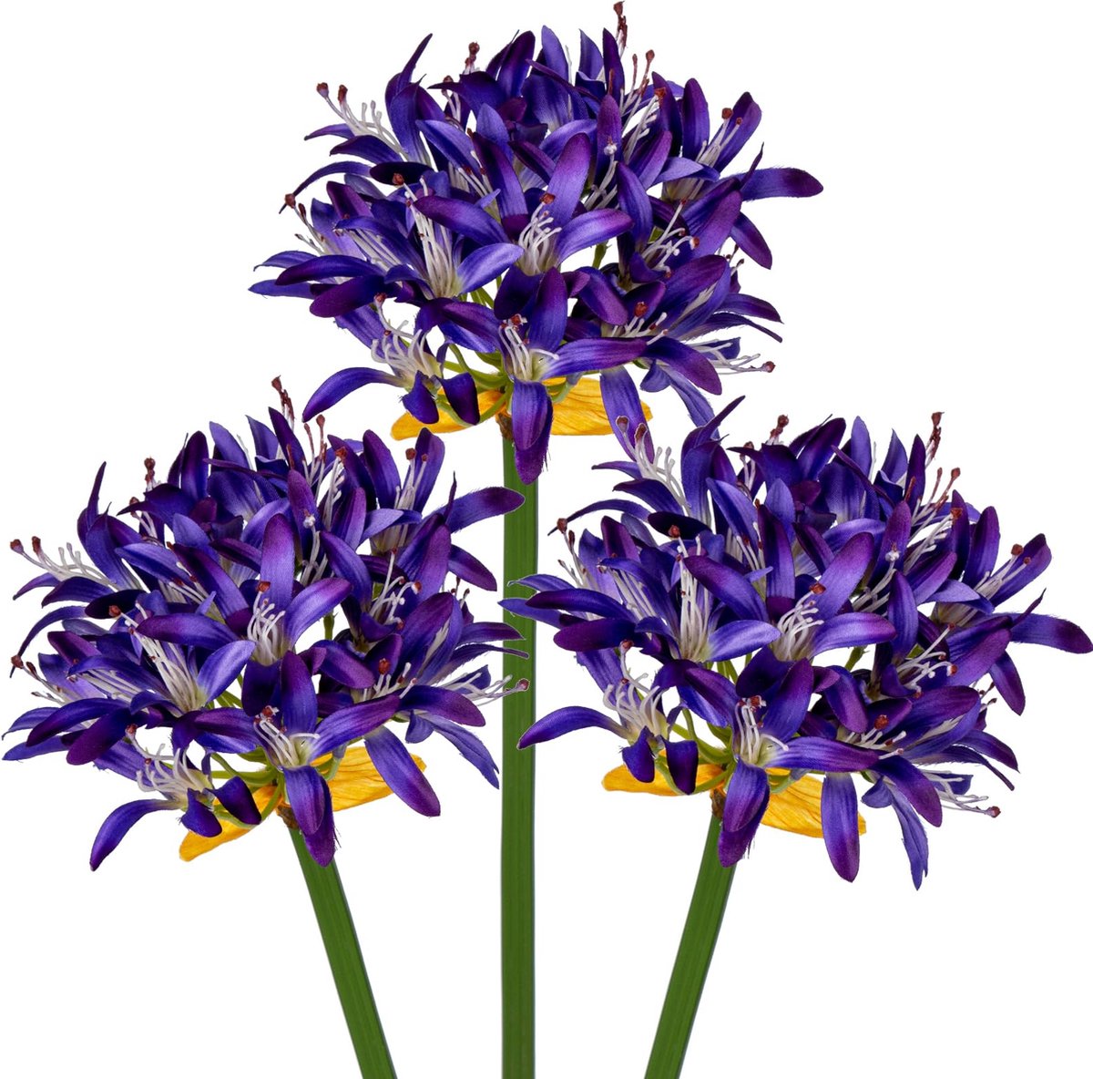 Goodivery ® Kunstmatige Afrikaanse Leliebloemen met Realistische Kleur en Lange Stelen voor Diverse Decoraties