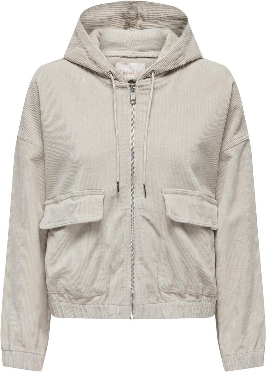 ONLY ONLKENZIE L/S CORD JACKET PNT NOOS Dames Jas - Pumice Stone
