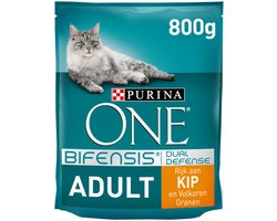 Purina ONE Kattenvoer Droog Adult Kip - Volkoren Granen 800 gr