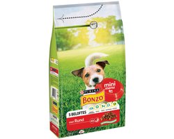 Bonzo Hondenvoer Droog Mini Menu Rund 1,5 kg