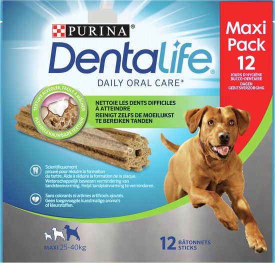 Purina Dentalife Daily Oral Care Large - Hondensnacks - 426 g