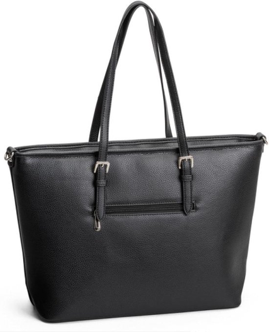 Puccini Grote Shopper Dames - Schoudertas - Anna - Zwart | bol