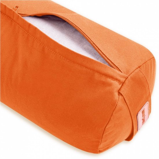 Gorilla Sports Yoga Bolster - Oranje - 65 x 20 cm - Yoga kussen - Rond van Merkloos — afbeelding 2