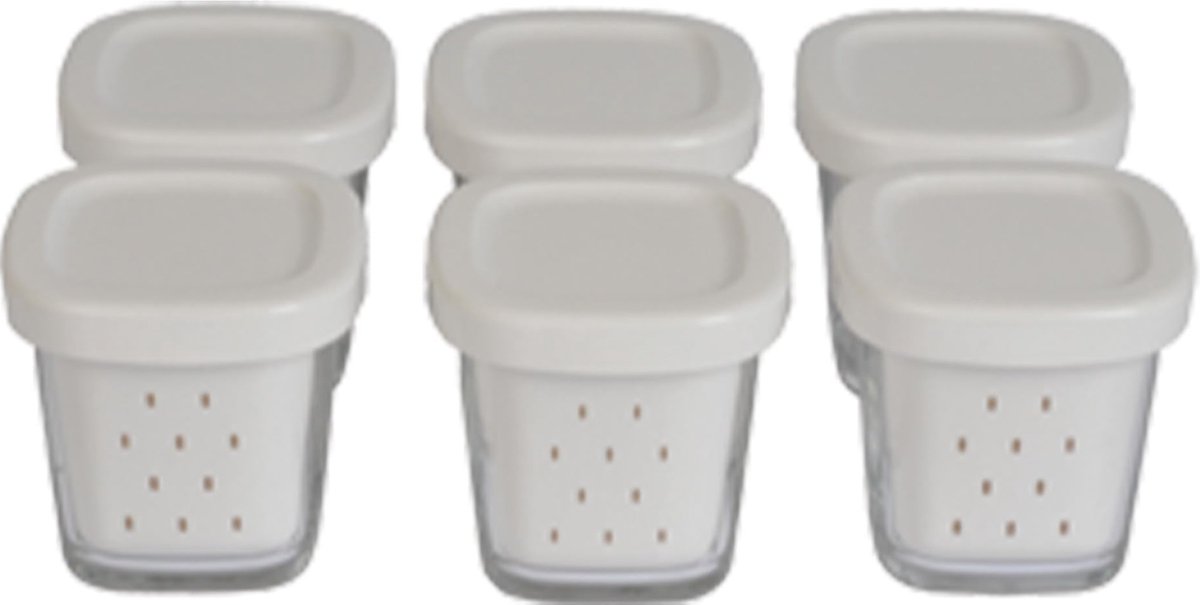 set van 6 potten voor yoghurtmaker - seb - XF100110