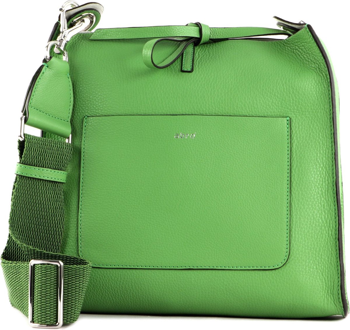 abro Leren Schoudertas Leather Dalia Crossbody Bag Raquel Lime Groene