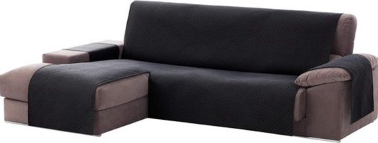 Extra Grote Bankhoes 180x300cm - Gestreept Ruitpatroon Blauw | Veelzijdige Bankhoes & Plaid