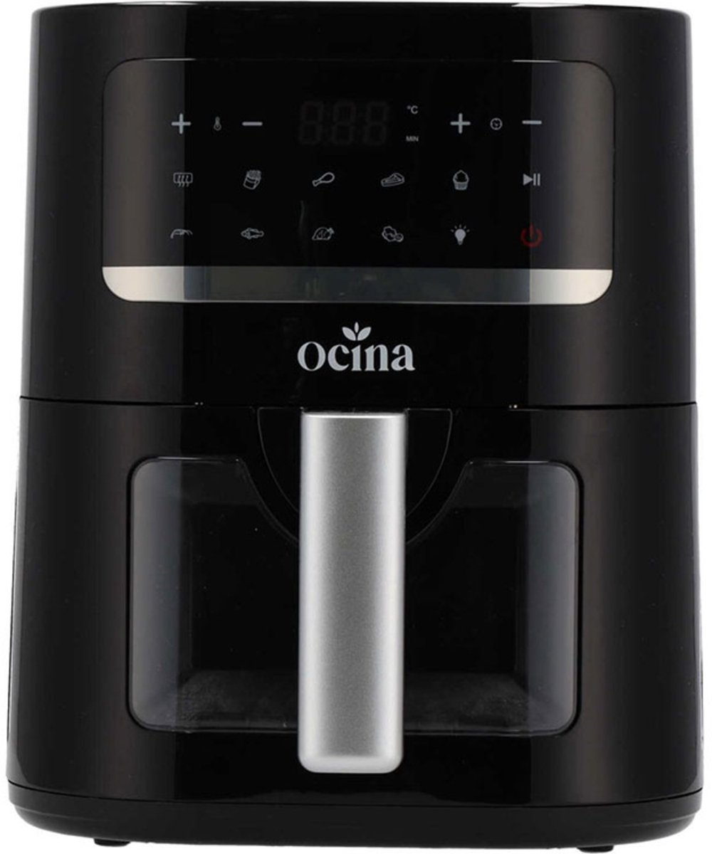 Ocina Airfryer met Dubbele Lade 1600W 4,5L Zwart - Product - €37,99