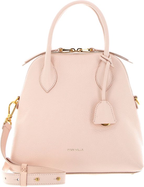 COCCINELLE Cuir Sac à main Sac à épaule bandoulière Gladys Handbag Grained Leather Creamy Pink Rose