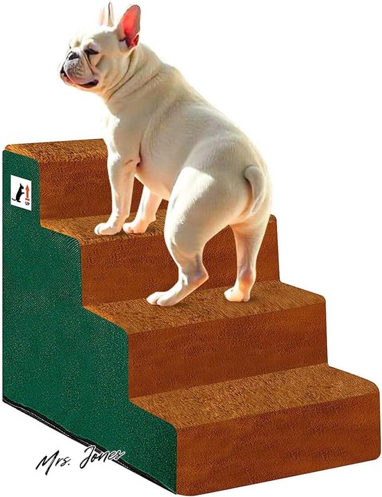 Hondentrap 3/4/5 Treden - Antislip Huisdiertrap Voor Kleine Honden & Katten - Grijs