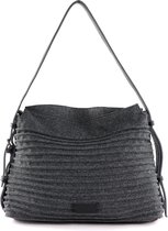 FREDsBRUDER Sac à épaule FLT Riffel Skizzle Shoulderbag Dark Grey Gris foncé