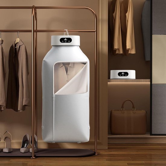 Kyaoayo Droger, mini-droger, 1200 W, draagbare droger, droogmachine, opvouwbaar, met timerfunctie en drie instelbare standen, geschikt voor woningen, reizen, slaapzalen en campers