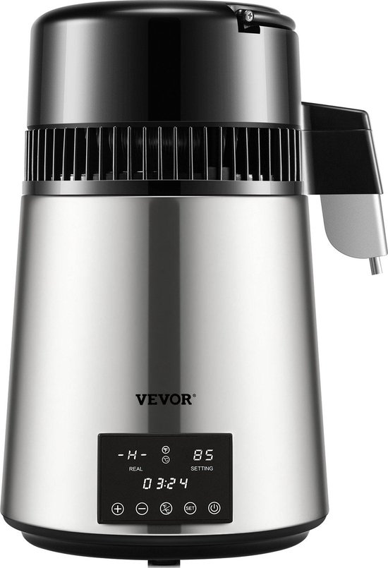 Waterdistilleerder, 100% roestvrij staal, nieuw model Deluxe 2021 Water
