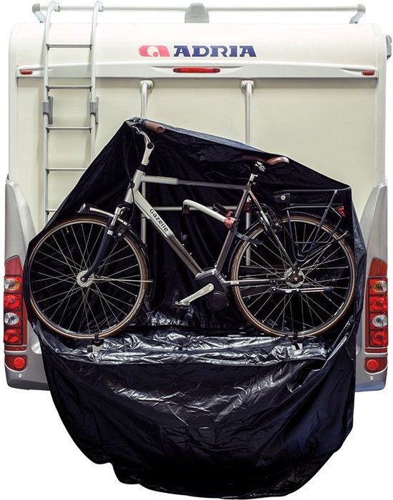 EAGLE II fietsdragerhoes van DS COVERS - Outdoor - Waterdicht - UV bescherming - 420D Oxford - Incl. Opbergzak - geschikt voor 2 fietsen - beschermt de fiets(en) achterop de caravan en camper van Eagle — afbeelding 3