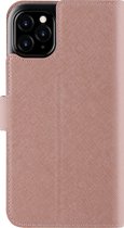 Xqisit Viskan Wallet kunstleer hoesje voor iPhone 11 Pro Max - roze