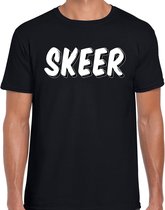 Skeer  fun tekst t-shirt / kleding - zwart - heren - foute fun tekst shirt / outfit / kleding M