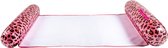 Swim Essentials Opblaasbare Waterhangmat - Rosé Goud Panterprint - 116 x 78 cm