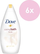 Dove Fine Silk Caring Cream Bath Women - 6 x 750 ml