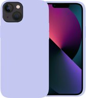 Ceezs geschikt voor Apple iPhone 13 hoesje siliconen - violet