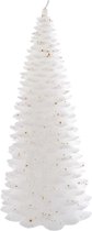 Kaars DKD Home Decor Kerstmis Boomstructuur (12.5 x 12.5 x 28 cm)