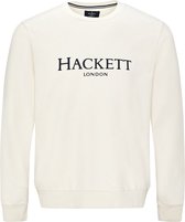 Hackett - Trui Logo Off White - XXL - Slim-fit