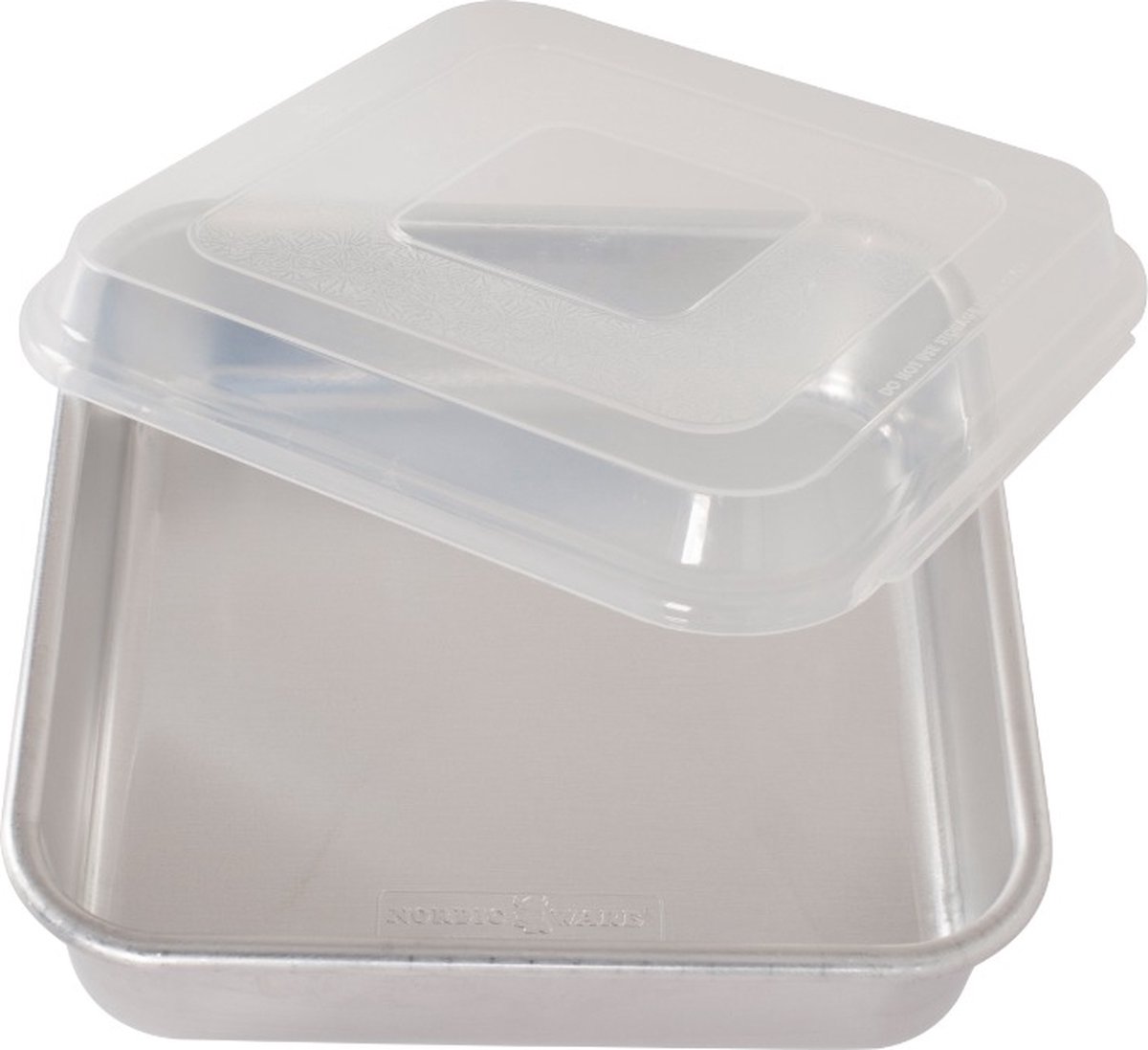 Bakvorm Vierkant met Deksel 23 cm Aluminium - Nordic Ware | Naturals