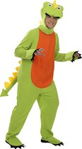 FUNIDELIA Dinosaurus kostuum voor mannen Dieren - Maat: S-M - Groen