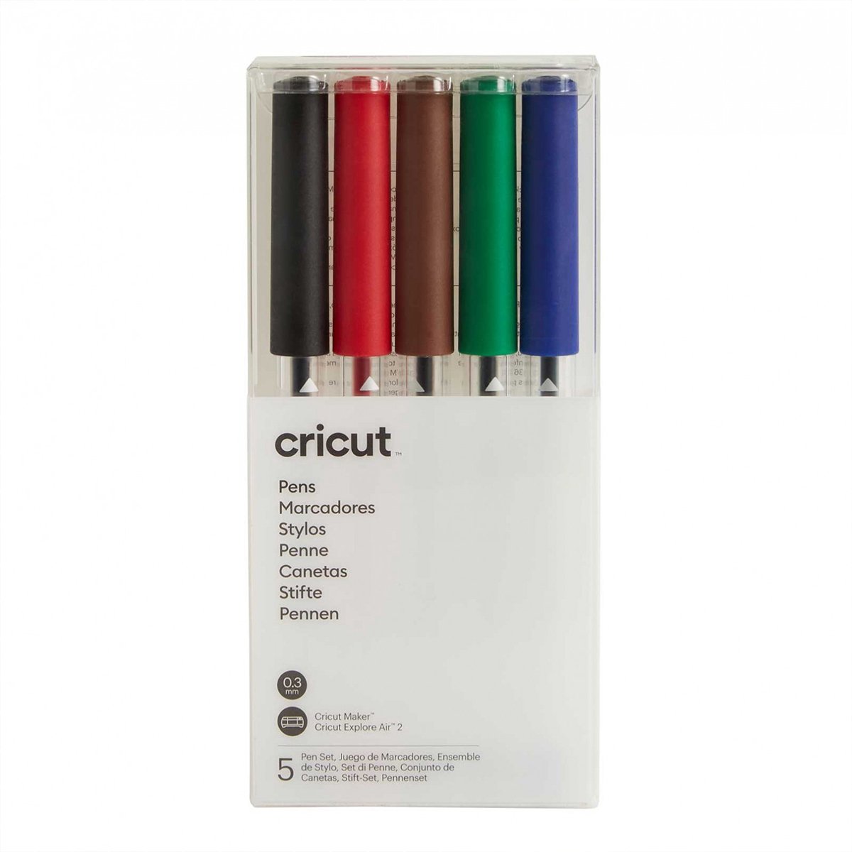 Cricut Extra Fine Point Pen Set 5/Pkg - Tapestry