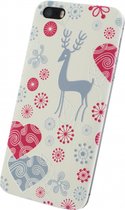 Apple iPhone 5/5s/SE Hoesje - Xccess - Click-on Serie - Hard Kunststof Backcover - Fantasy White Deer - Hoesje Geschikt Voor Apple iPhone 5/5s/SE