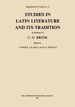 Proceedings of the Cambridge Philological Society Supplementary Volume 15 - Studies in Latin Literature and Its Tradition