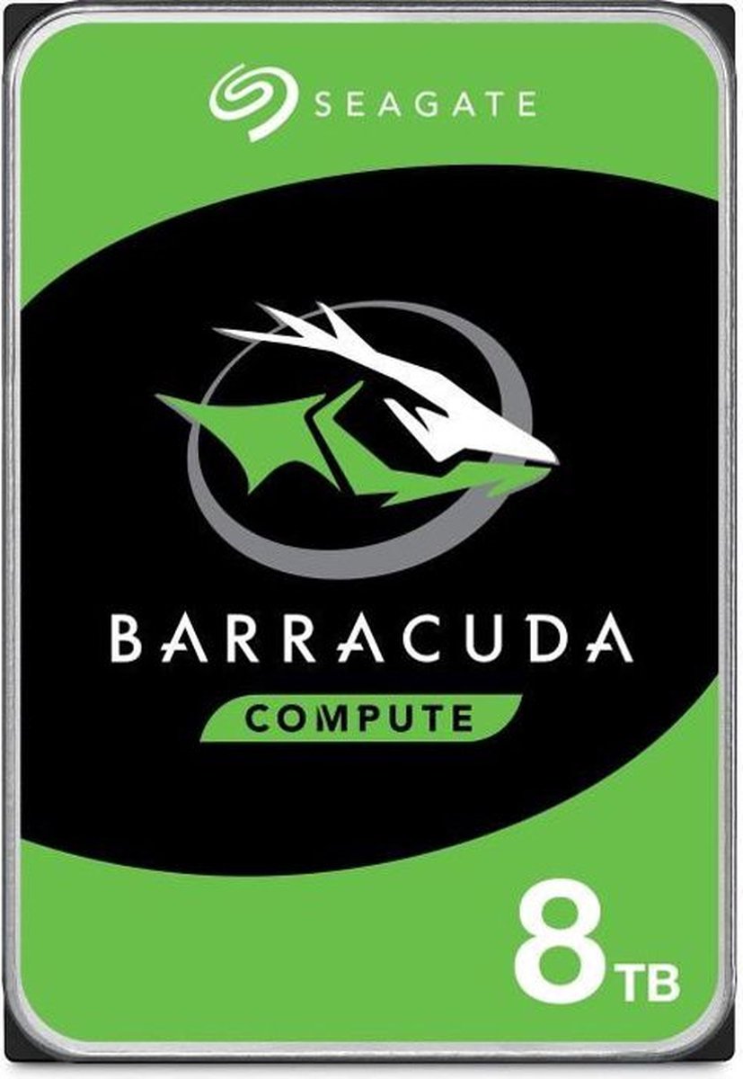Seagate Barracuda - Interne harde schijf - Desktop HDD - 3.5 inch - 8 TB